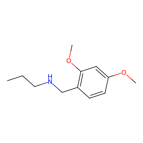 [(2,4-Dimethoxyphenyl)methyl](propyl)amine structure