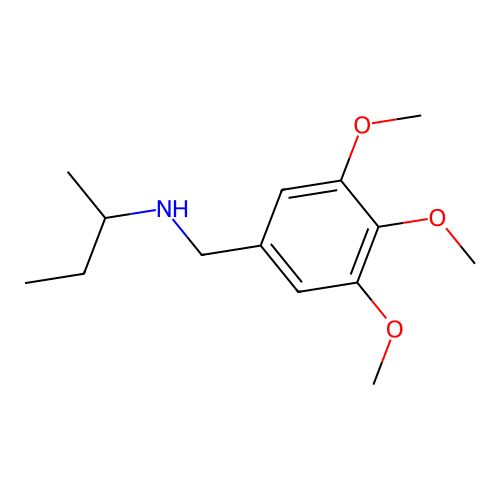 (Butan-2-yl)[(3,4,5-trimethoxyphenyl)methyl]amine structure