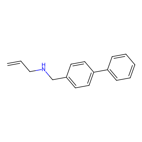 N-[(4-phenylphenyl)methyl]prop-2-en-1-amine structure