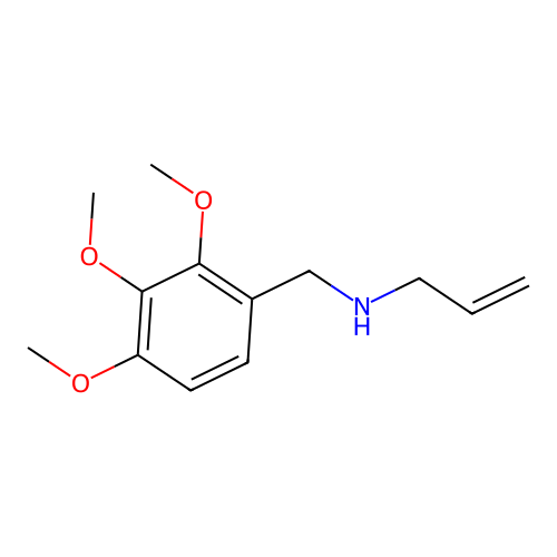 (Prop-2-en-1-yl)[(2,3,4-trimethoxyphenyl)methyl]amine structure