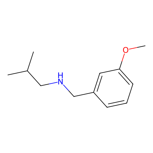 [(3-Methoxyphenyl)methyl](2-methylpropyl)amine structure