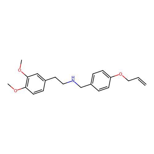3,4-Dimethoxy-N-[[4-(2-propen-1-yloxy)phenyl]methyl]benzeneethanamine structure