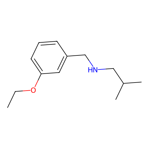 [(3-Ethoxyphenyl)methyl](2-methylpropyl)amine structure