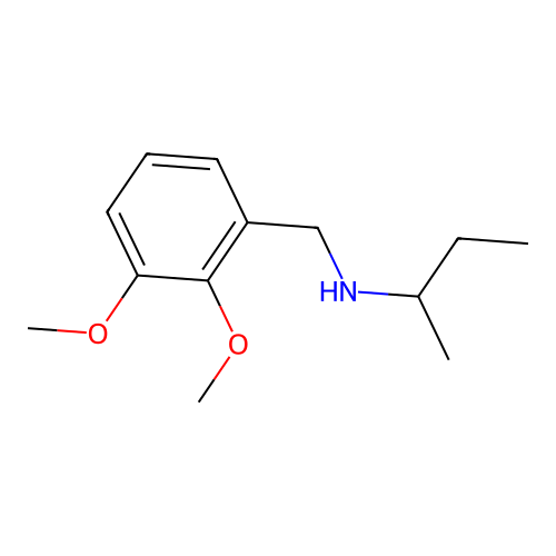 (Butan-2-yl)[(2,3-dimethoxyphenyl)methyl]amine structure