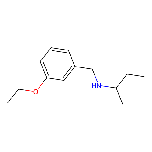 N-[(3-ethoxyphenyl)methyl]butan-2-amine structure