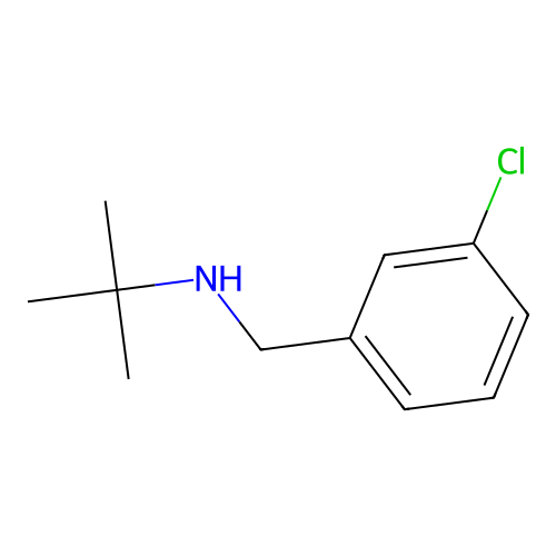N-(3-Chlorobenzyl)-2-methyl-2-propanamine structure