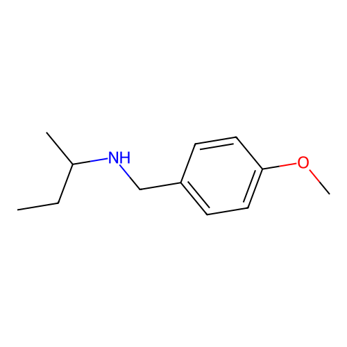 N-(4-Methoxybenzyl)butan-2-amine structure