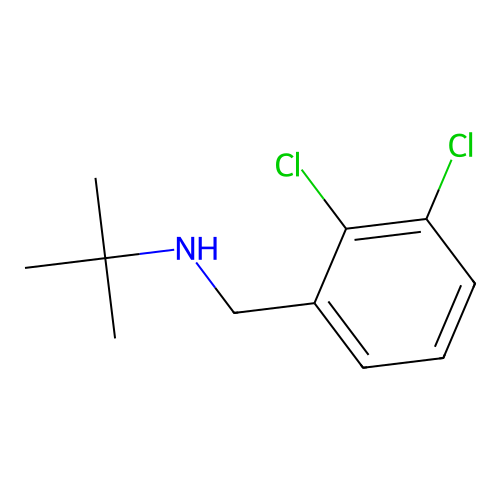 Tert-butyl[(2,3-dichlorophenyl)methyl]amine structure