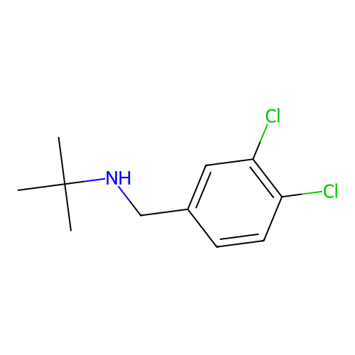 Tert-butyl[(3,4-dichlorophenyl)methyl]amine structure