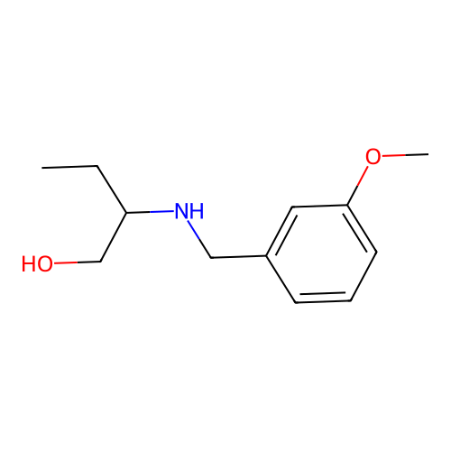 2-{[(3-Methoxyphenyl)methyl]amino}butan-1-OL structure