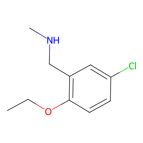1-(5-chloro-2-ethoxyphenyl)-N-methylmethanamine structure