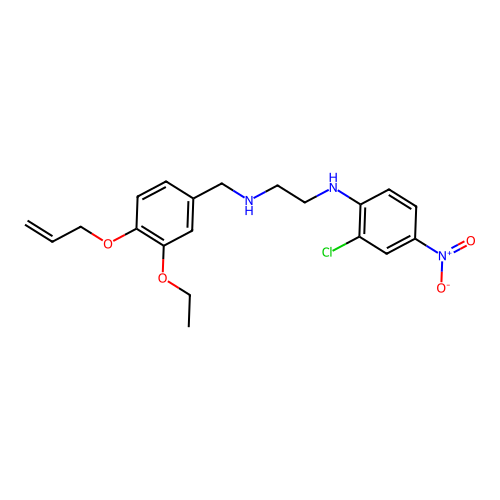 N1-(2-Chloro-4-nitrophenyl)-N2-[[3-ethoxy-4-(2-propen-1-yloxy)phenyl]methyl]-1,2-ethanediamine structure