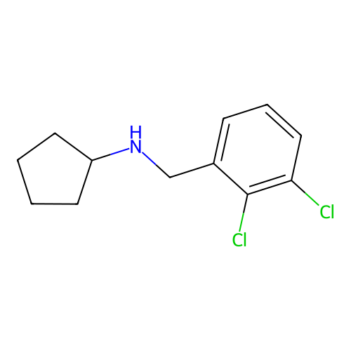 N-(2,3-dichlorobenzyl)cyclopentanamine structure