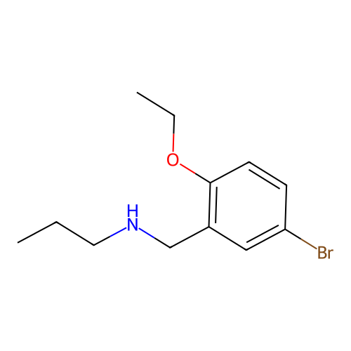N-(5-bromo-2-ethoxybenzyl)-N-propylamine structure