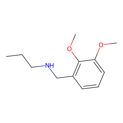 [(2,3-Dimethoxyphenyl)methyl](propyl)amine structure