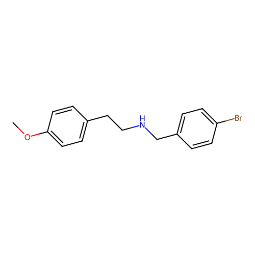 N-(4-bromobenzyl)-2-(4-methoxyphenyl)ethanamine structure