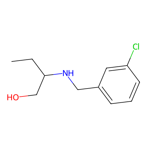2-[(3-Chlorophenyl)methylamino]butan-1-ol structure
