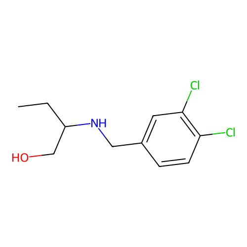 2-{[(3,4-Dichlorophenyl)methyl]amino}butan-1-OL structure