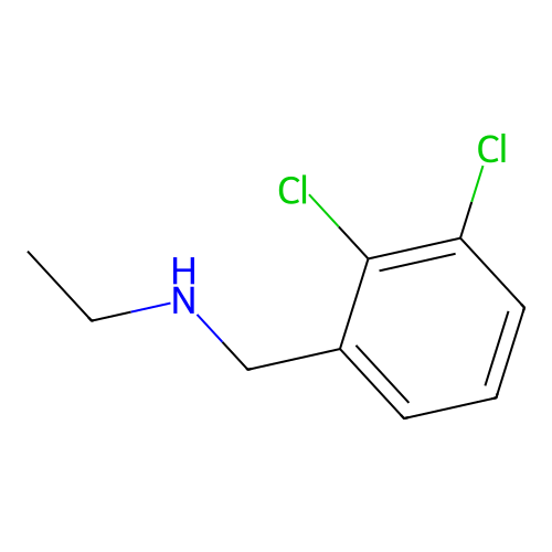 (2,3-Dichloro-benzyl)-ethyl-amine structure