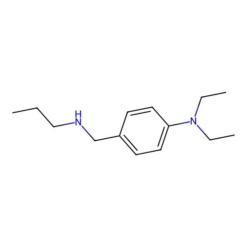 N,N-Diethyl-4-[(propylamino)methyl]aniline structure
