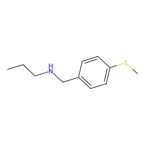 N-[4-(Methylthio)benzyl]-1-propanamine structure