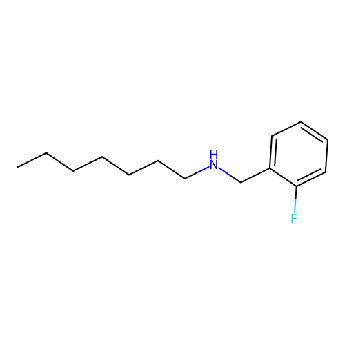 N-(2-Fluorobenzyl)-1-heptanamine structure