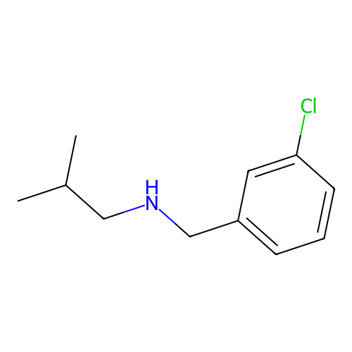 (3-Chlorobenzyl)isobutylamine structure