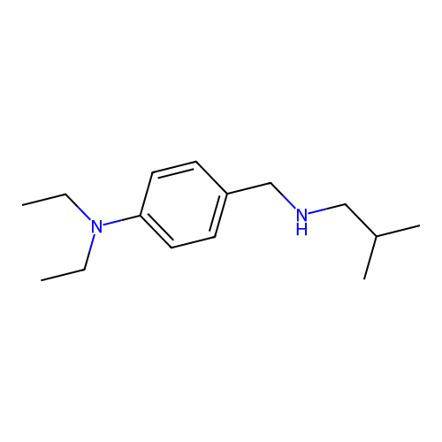N,N-Diethyl-4-{[(2-methylpropyl)amino]methyl}aniline structure