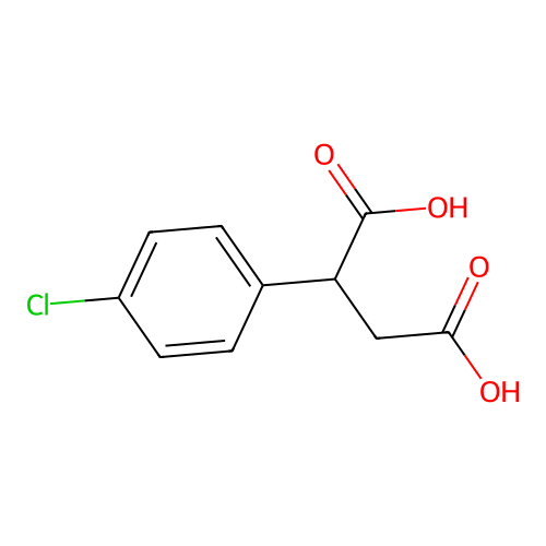 2-(4-Chlorophenyl)succinic acid structure
