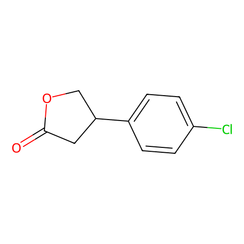 4-(p-Chlorophenyl)dihydrofuran-2(3H)-one structure