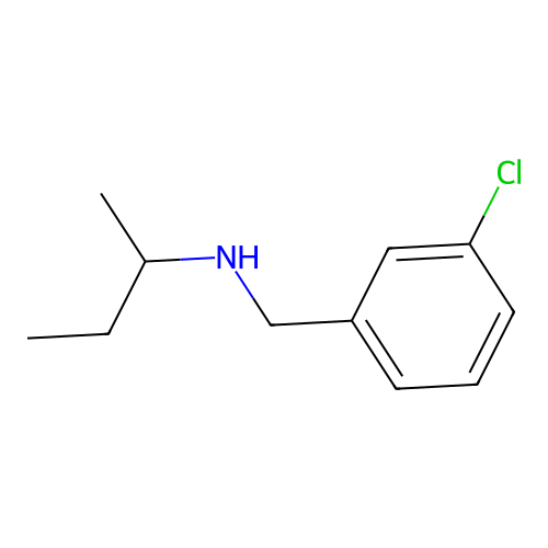 N-(3-Chlorobenzyl)-2-butanamine structure