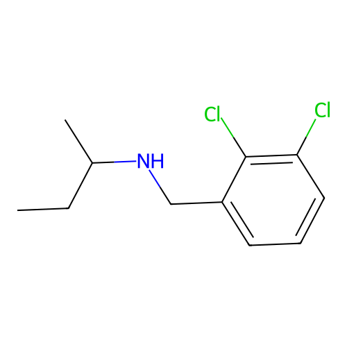 (Butan-2-yl)[(2,3-dichlorophenyl)methyl]amine structure