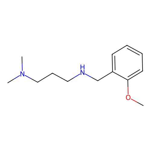 N'-(2-methoxybenzyl)-N,N-dimethylpropane-1,3-diamine structure