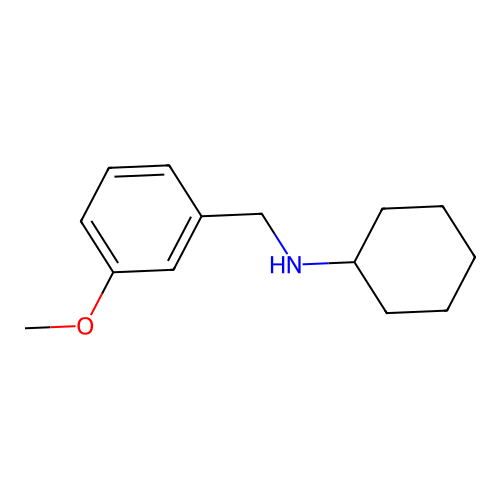 N-[(3-methoxyphenyl)methyl]cyclohexanamine structure