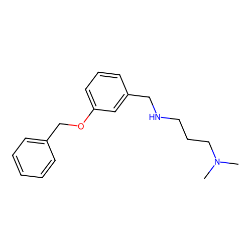 N'-[3-(benzyloxy)benzyl]-N,N-dimethylpropane-1,3-diamine structure