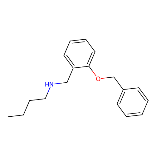 {[2-(Benzyloxy)phenyl]methyl}(butyl)amine structure