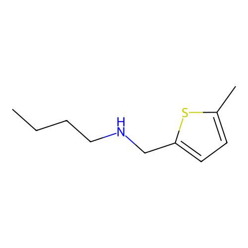 N-[(5-methylthiophen-2-yl)methyl]butan-1-amine structure