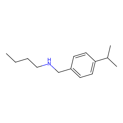 Butyl({[4-(propan-2-yl)phenyl]methyl})amine structure