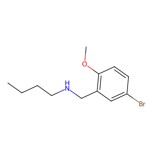 N-(5-bromo-2-methoxybenzyl)-N-butylamine structure