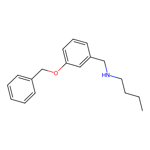 {[3-(Benzyloxy)phenyl]methyl}(butyl)amine structure
