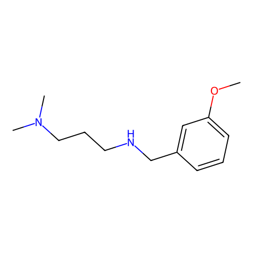 N1-(3-methoxybenzyl)-N3,N3-dimethylpropane-1,3-diamine structure