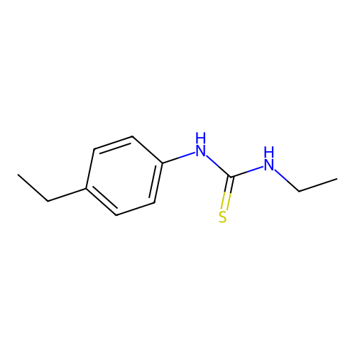 1-Ethyl-3-(4-ethylphenyl)thiourea structure