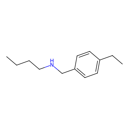 Butyl[(4-ethylphenyl)methyl]amine structure