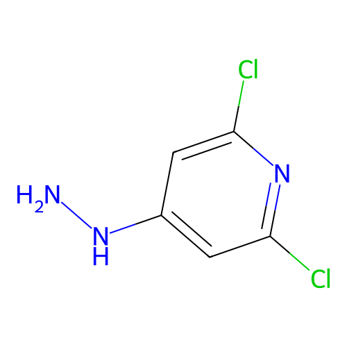2,6-Dichloro-4-hydrazinylpyridine structure