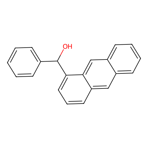 (Anthracen-1-yl)(phenyl)methanol structure