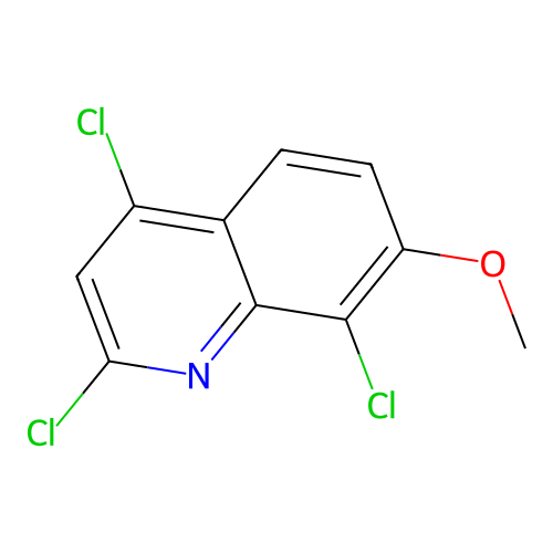 2,4,8-Trichloro-7-methoxyquinoline structure