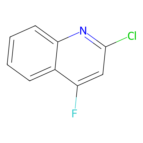 2-Chloro-4-fluoroquinoline structure