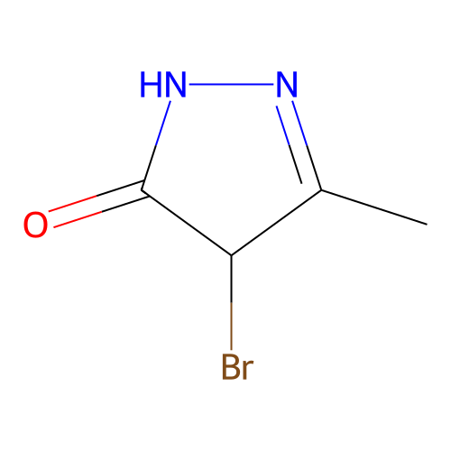 4-Bromo-3-methyl-1H-pyrazol-5(4H)-one structure