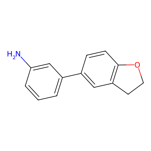 3-(2,3-Dihydro-1-benzofuran-5-yl)aniline structure