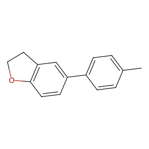 5-(4-Methylphenyl)-2,3-dihydro-1-benzofuran structure